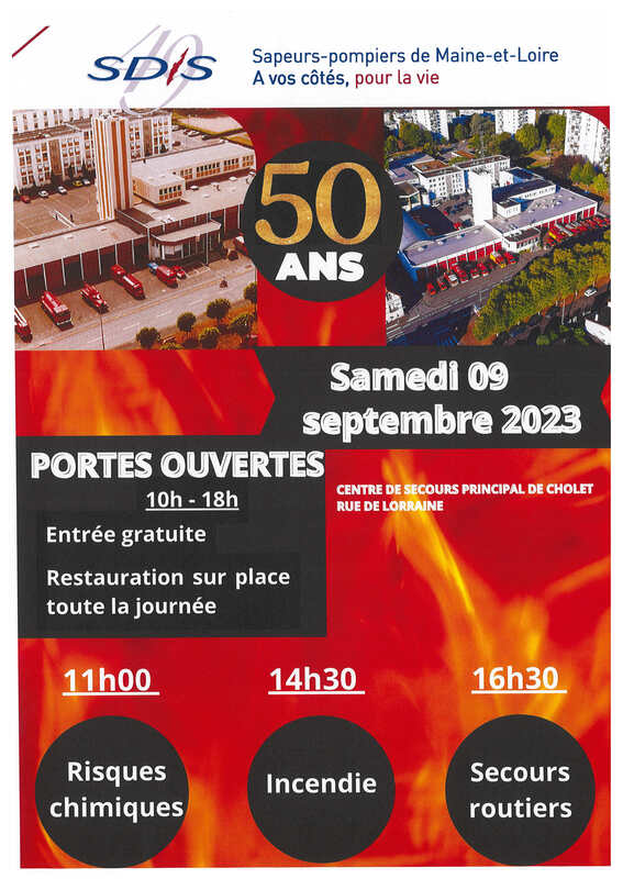 SDIS 50 ans Portes ouvertes