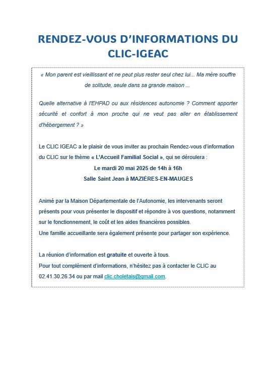 RENDEZ-VOUS CLIC-IGEAC