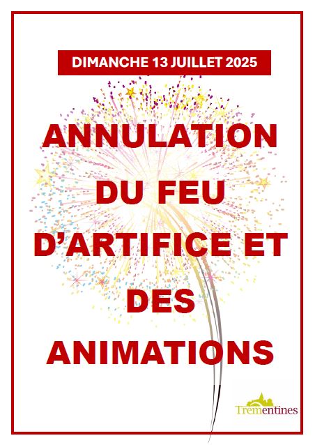 Feu d’artifice